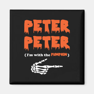 Aimant Peter Peter est avec le citrouille