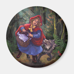 Aimant Petit Chaperon Rouge
