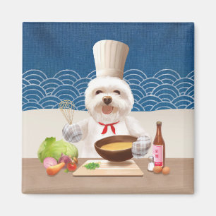 Aimant Petit Chien Chef