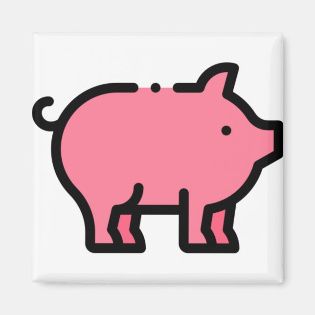 Aimant Petit cochon (Devant)
