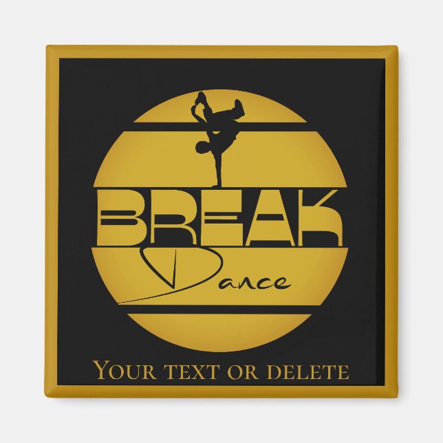 Aimant Petit danseur Break décoration de danse accessoire (Devant)