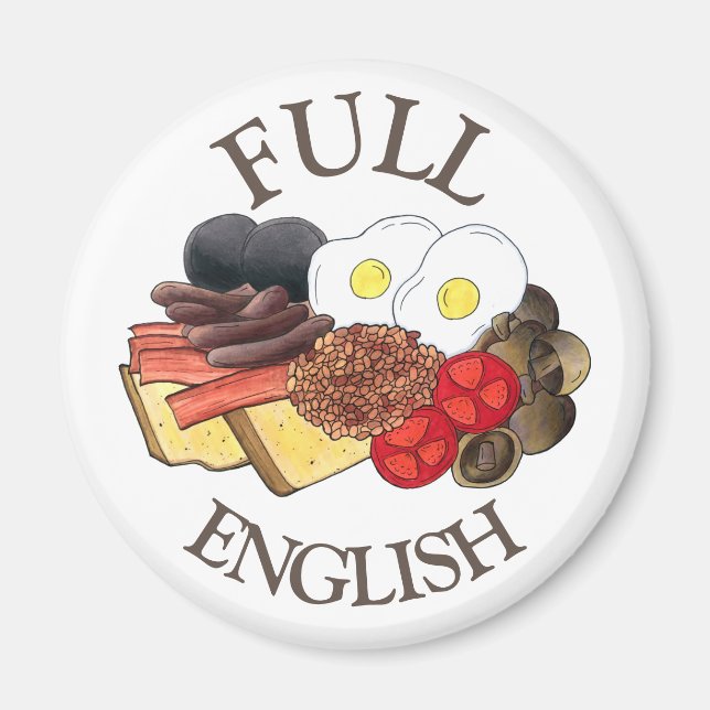 Aimant Petit déjeuner anglais complet Royaume-Uni Salle à (Devant)