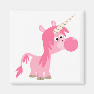 Aimant Petit dessin bulle gomme magnétique Unicorne