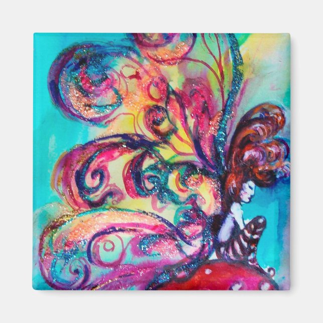 Aimant Petit elfe des champignons (Devant)