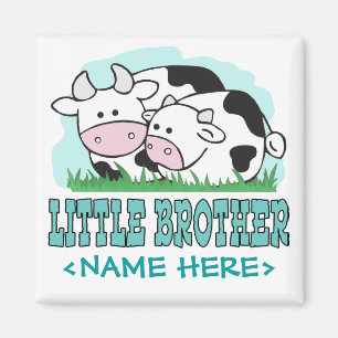 Aimant Petit frère de vaches mignonnes