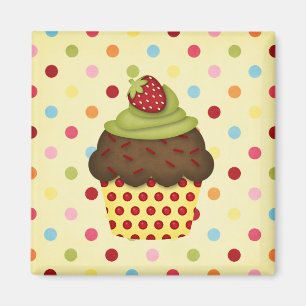 Aimant petit gâteau délicieux