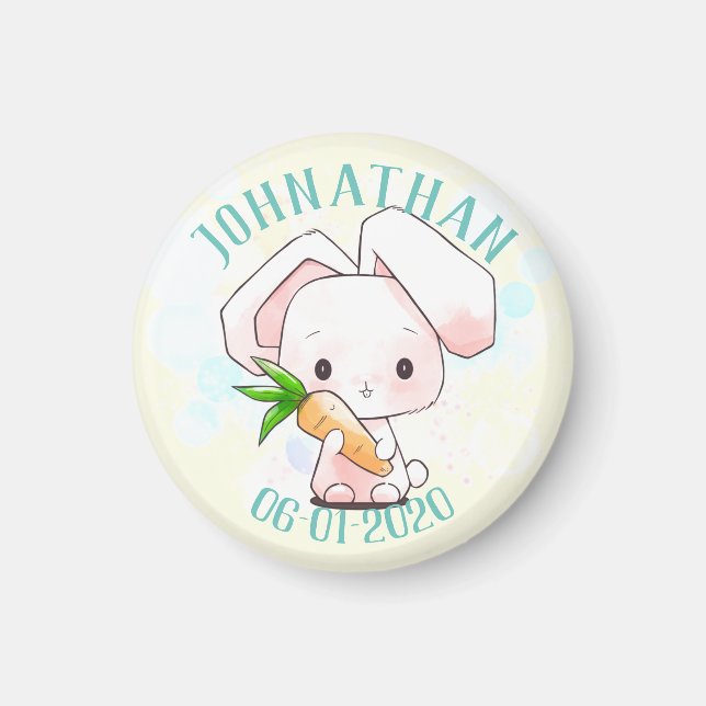 Aimant Petit Lapin Doux (Devant)