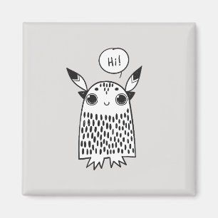 Aimant Petit monstre mignon