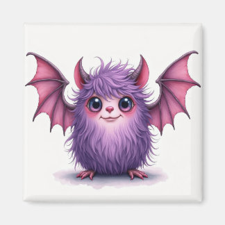 Aimant Petit Monstre mignon et rose