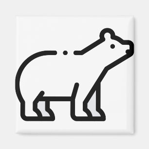 Aimant Petit ours polaire