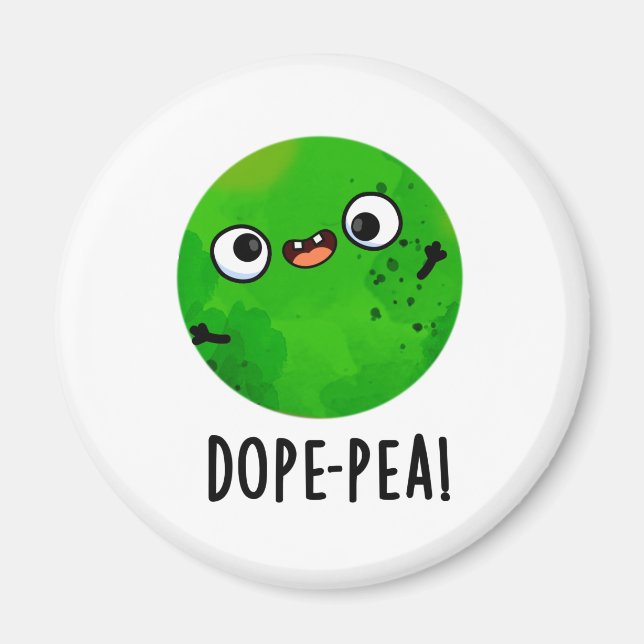 Aimant Petit pois drôle de pois blague (Devant)