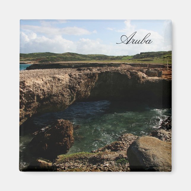 Aimant Petit pont naturel dans l'aimant Aruba (Devant)