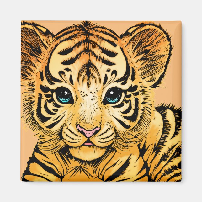 AIMANT PETIT TIGER (Devant)