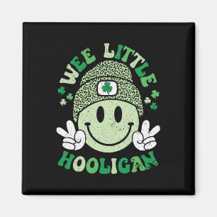 Aimant Petit visage souriant de voyou pour la Saint-Patri