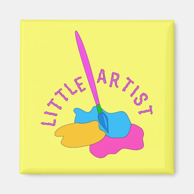 Aimant Petite artiste (Devant)