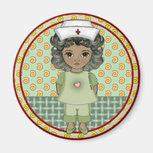 Aimant Petite fille noire