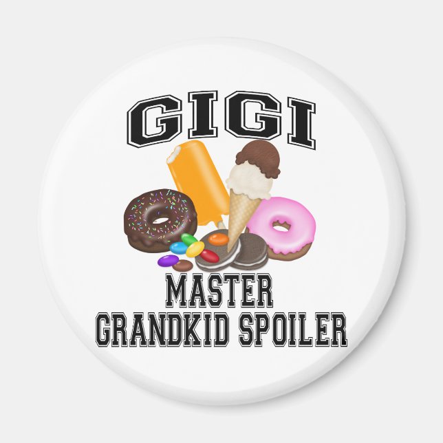 Aimant Petite-fille Spoiler Gigi (Devant)