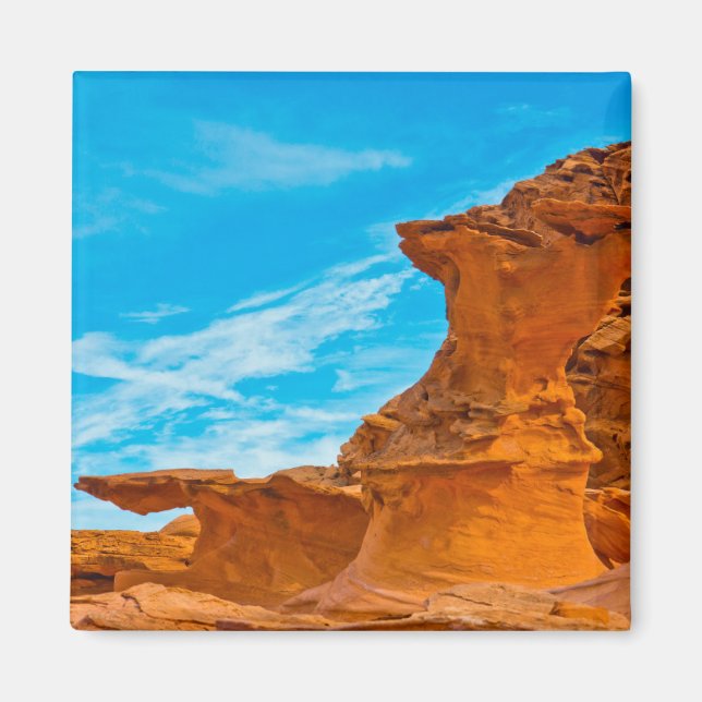 Aimant Petite Finlande Red Rock Sculptures (Devant)