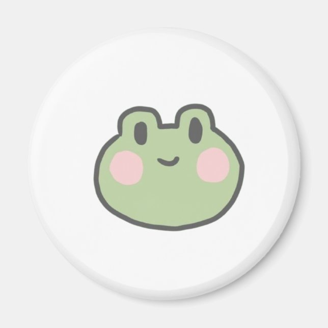 Aimant petite grenouille souriante (Devant)