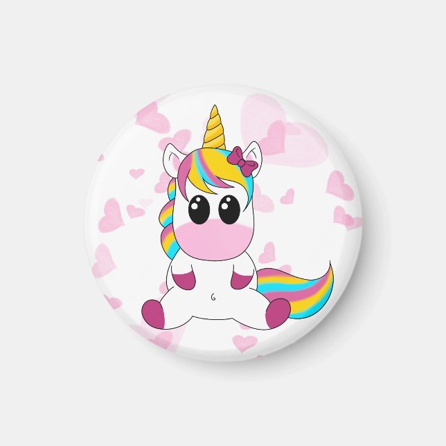 Aimant Petite licorne (Devant)