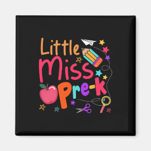 Aimant Petite Mademoiselle Pré-maternelle Premier Jour D'