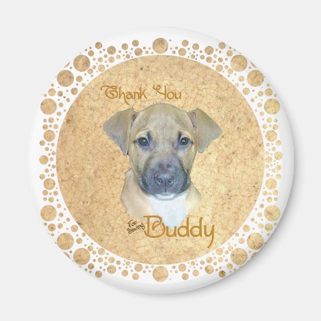 Aimant Petite pompe blessée - Secourue ! (Devant)