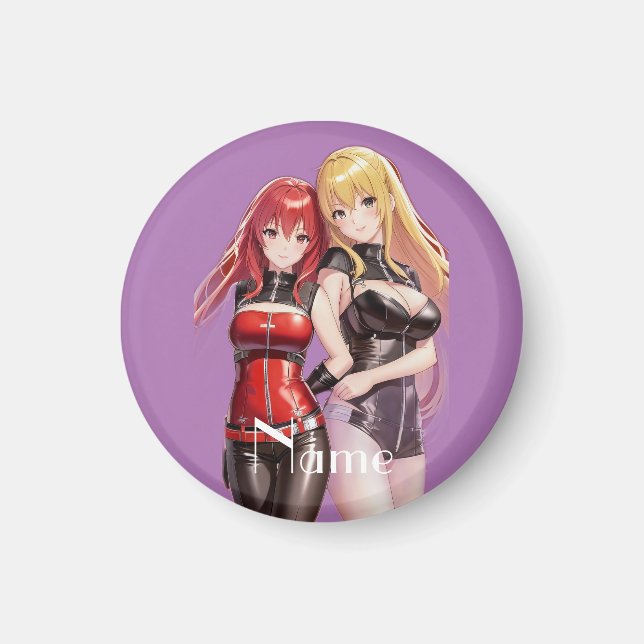 Aimant Petites filles Anime Thunder_Cove (Devant)