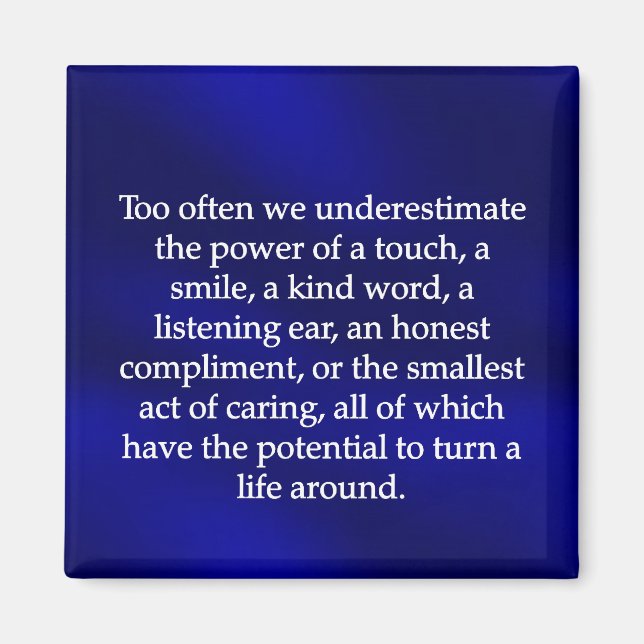 Aimant Petits actes de soins (Devant)