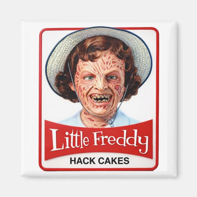 Aimant Petits gâteaux Freddy Hack™ – Les doux rêves sont  (Devant)