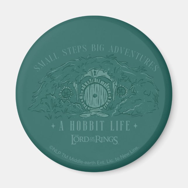Aimant Petits pas, grandes aventures - Une vie de Hobbit (Devant)