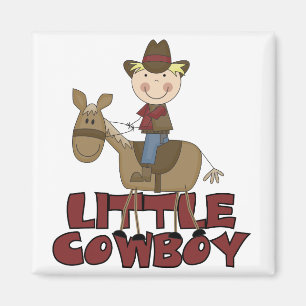 Aimant Petits T-shirts et cadeaux de cowboy