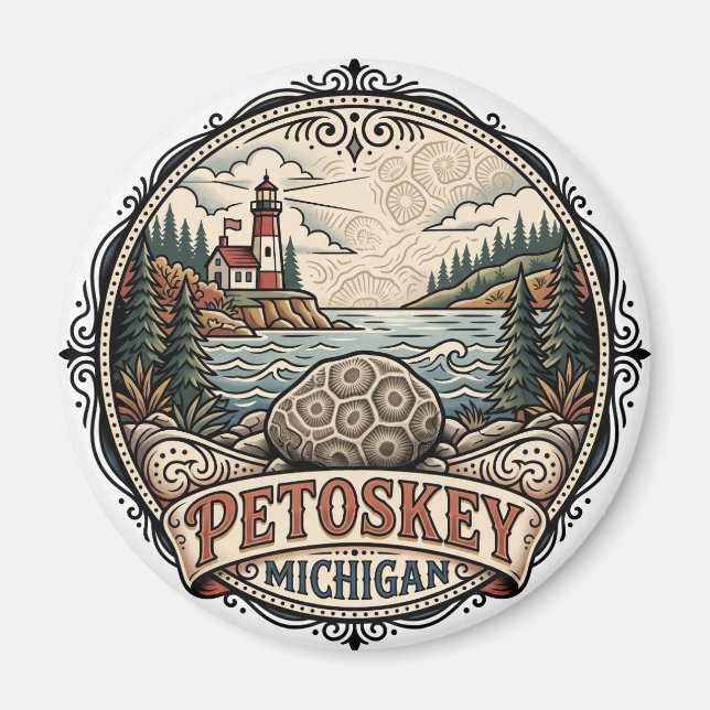 Aimant Petoskey États-Unis (Devant)