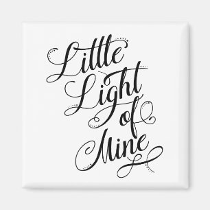 Aimant Peu De Lumière Sur La Typographie Minière