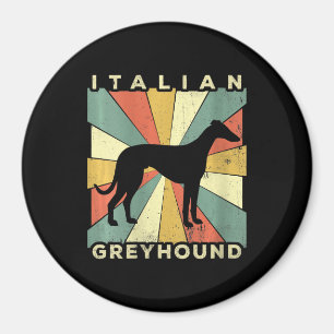 Aimant Peut-être en italien, greyhound dog 70 s