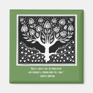 Aimant Peut-être un oiseau chanteur viendra-t-il