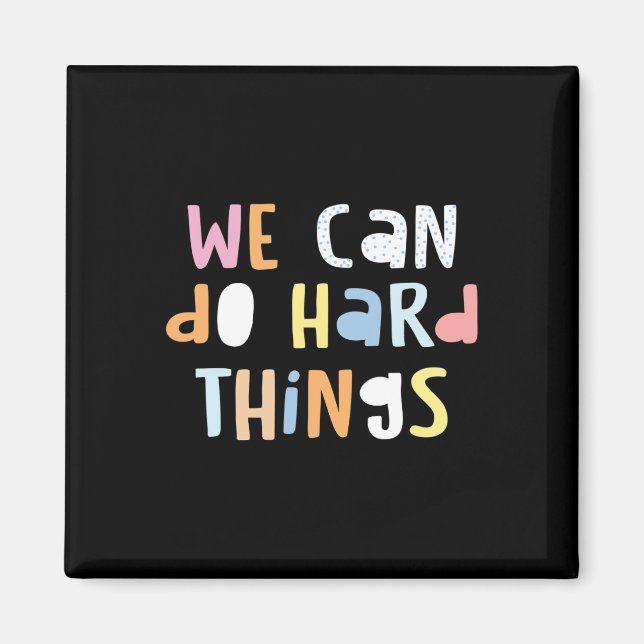 Aimant Peuvent Faire Des Choses Dures Enseignant Retour À (Devant)