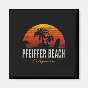 Aimant Pfeiffer Beach California Palms Surf de vacances S