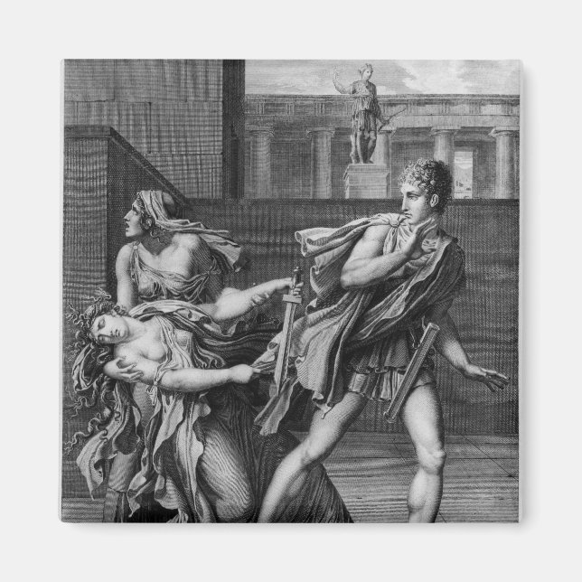 Aimant Phaedra, Oenone et Hippolytus (Devant)