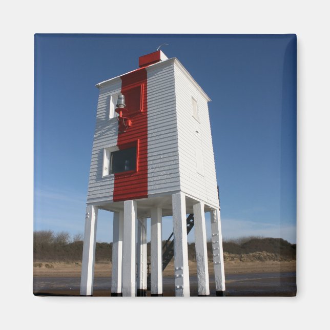 Aimant Phare bas, Burnham on Sea, Somerset, Royaume-Uni (Devant)