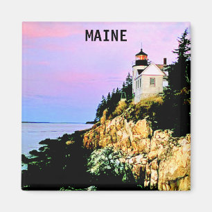AIMANT PHARE BAS DE PORT, MAINE