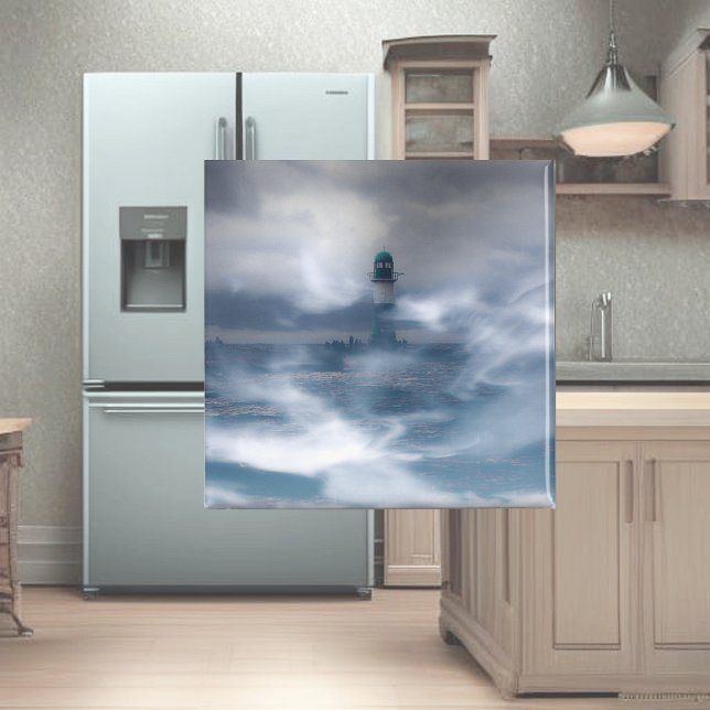 Aimant Phare dans la tempête - Mer Baltique (Créateur téléchargé)