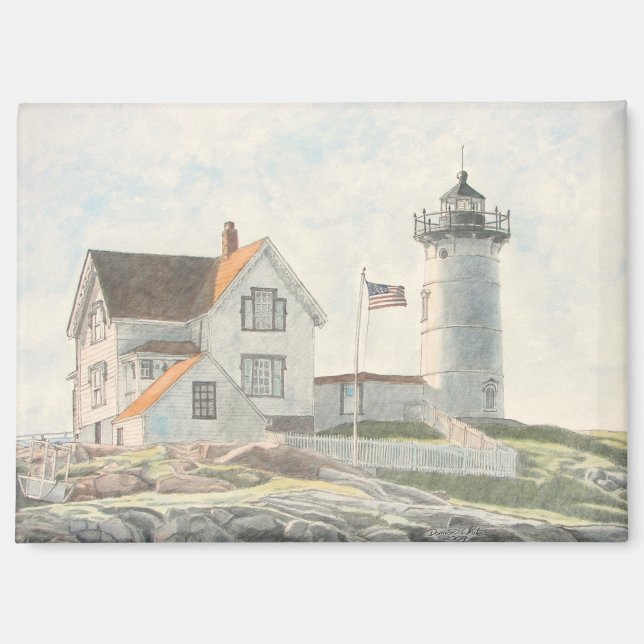 Aimant Phare de Cape Neddick (Recto)