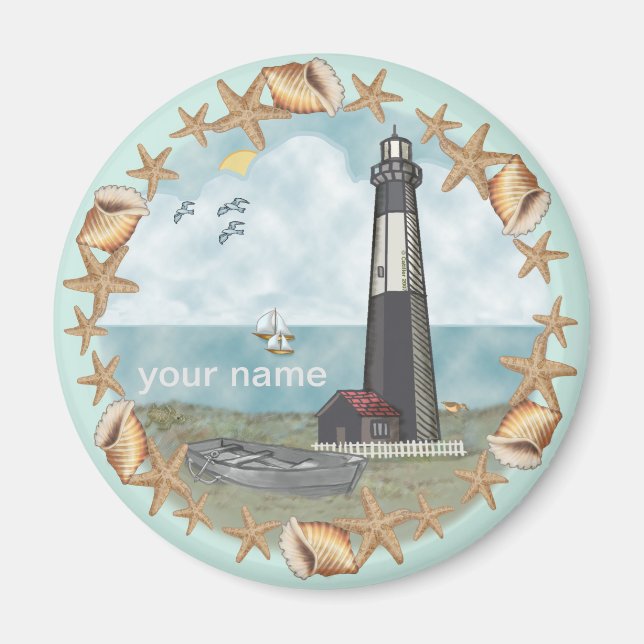 Aimant phare de Georgia Shells  (Devant)