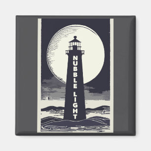Aimant Phare de Nubble Light Maine Lune