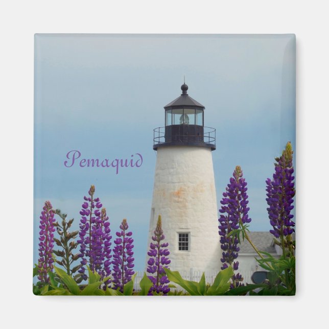 Aimant Phare de Pemaquiol Point Lumière Bristol Maine (Devant)