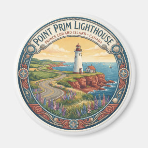 Aimant Phare de Point Prim Belfast Canada Voyage