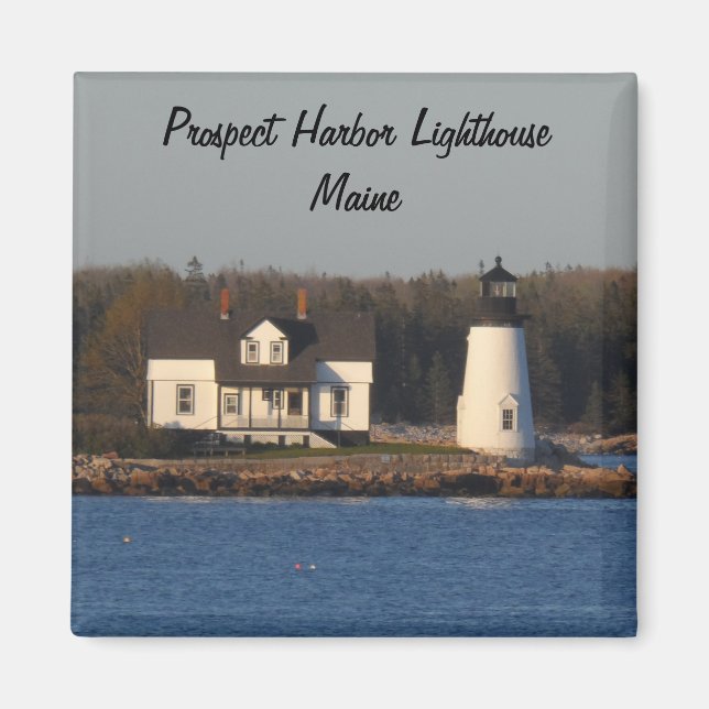 Aimant Phare de Prospect Harbour - Maine (Devant)