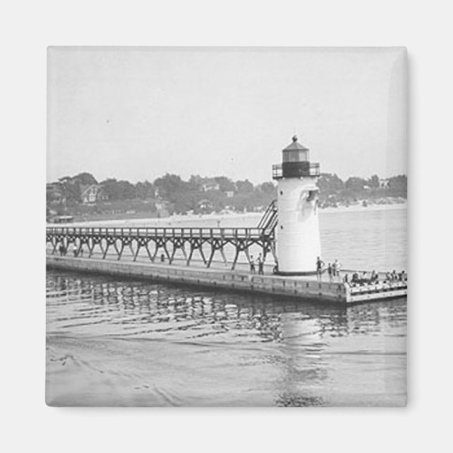Aimant Phare de South Haven South Pierhead (Devant)
