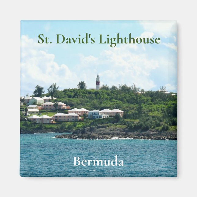 Aimant Phare de St. David Bermudes (Devant)