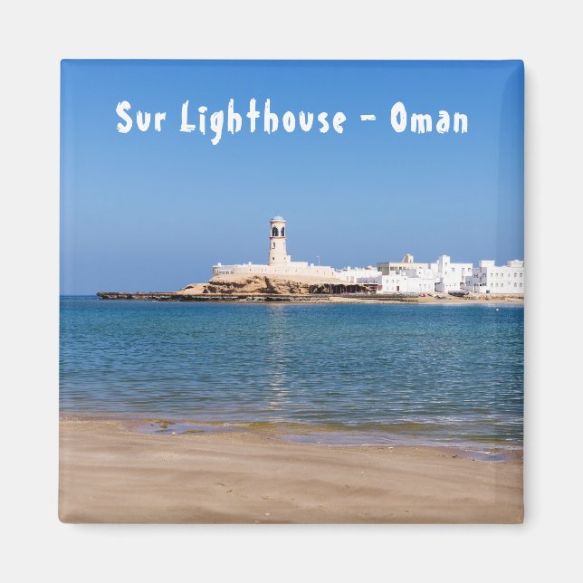 Aimant Phare de Sur - Sur, Oman (Devant)
